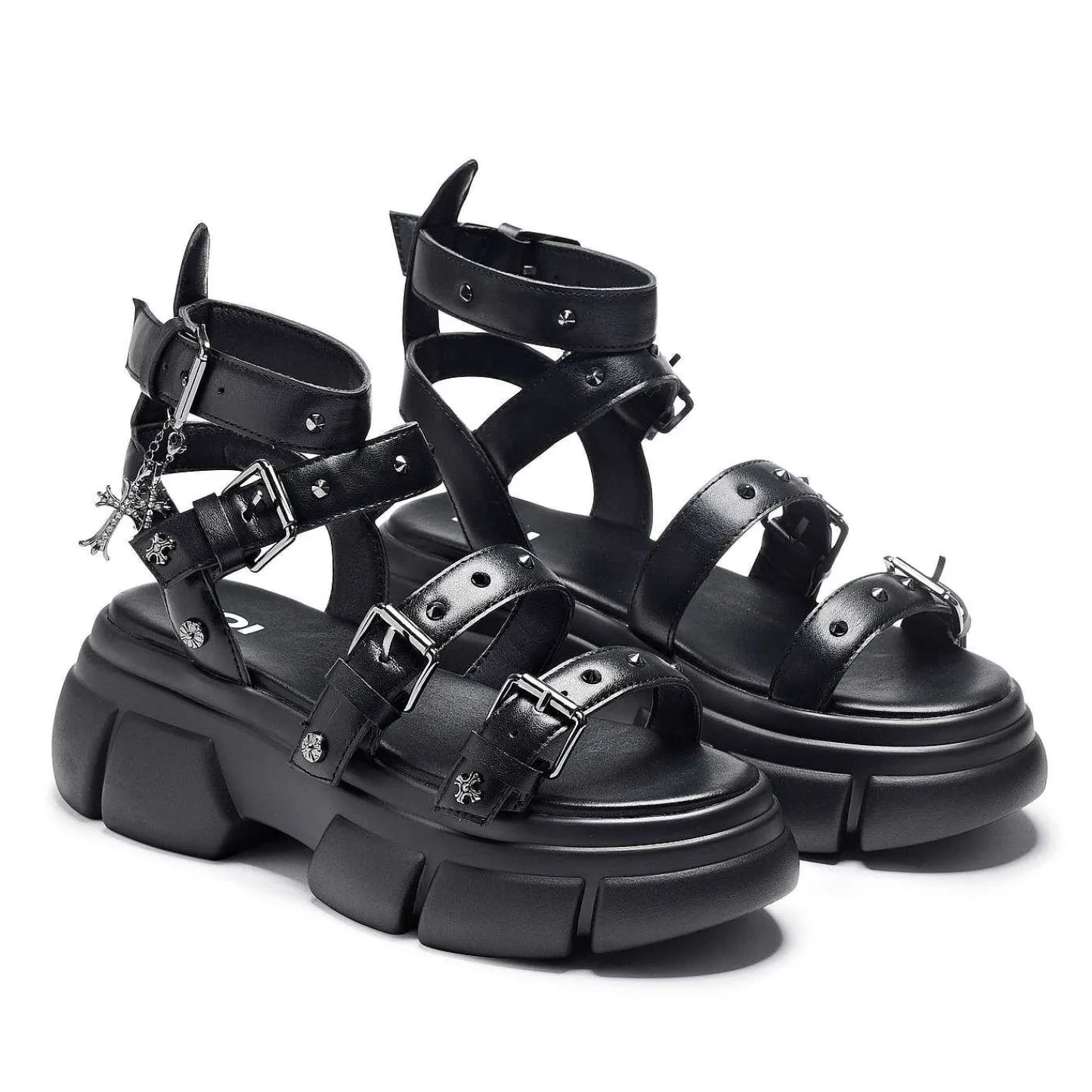 KOI footwear Sandalen Met Bandjes-Een Raining Vengeance Charm-Platformsandalen