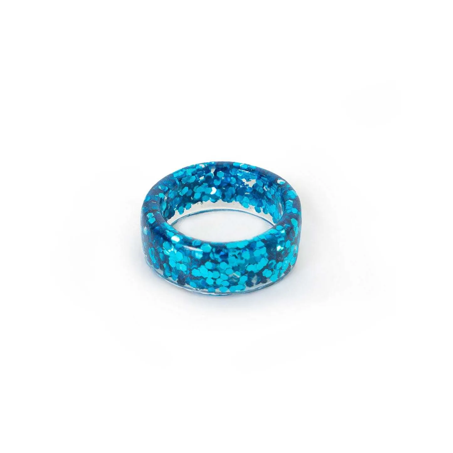 KOI footwear Ringen-Glitterbal Blauwe Ring