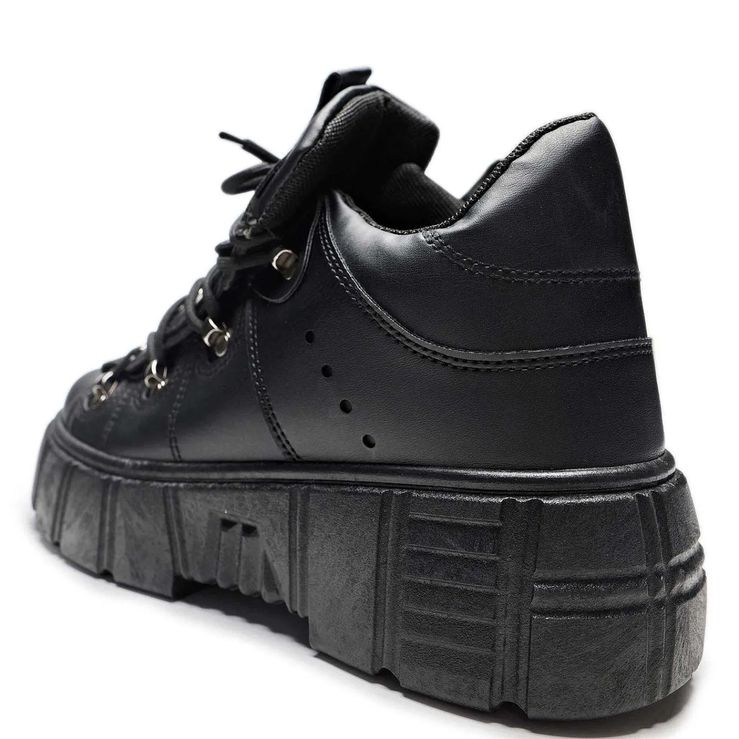 KOI footwear De Dikke Trainer-Rimo Core Dikke Zwarte Sneakers