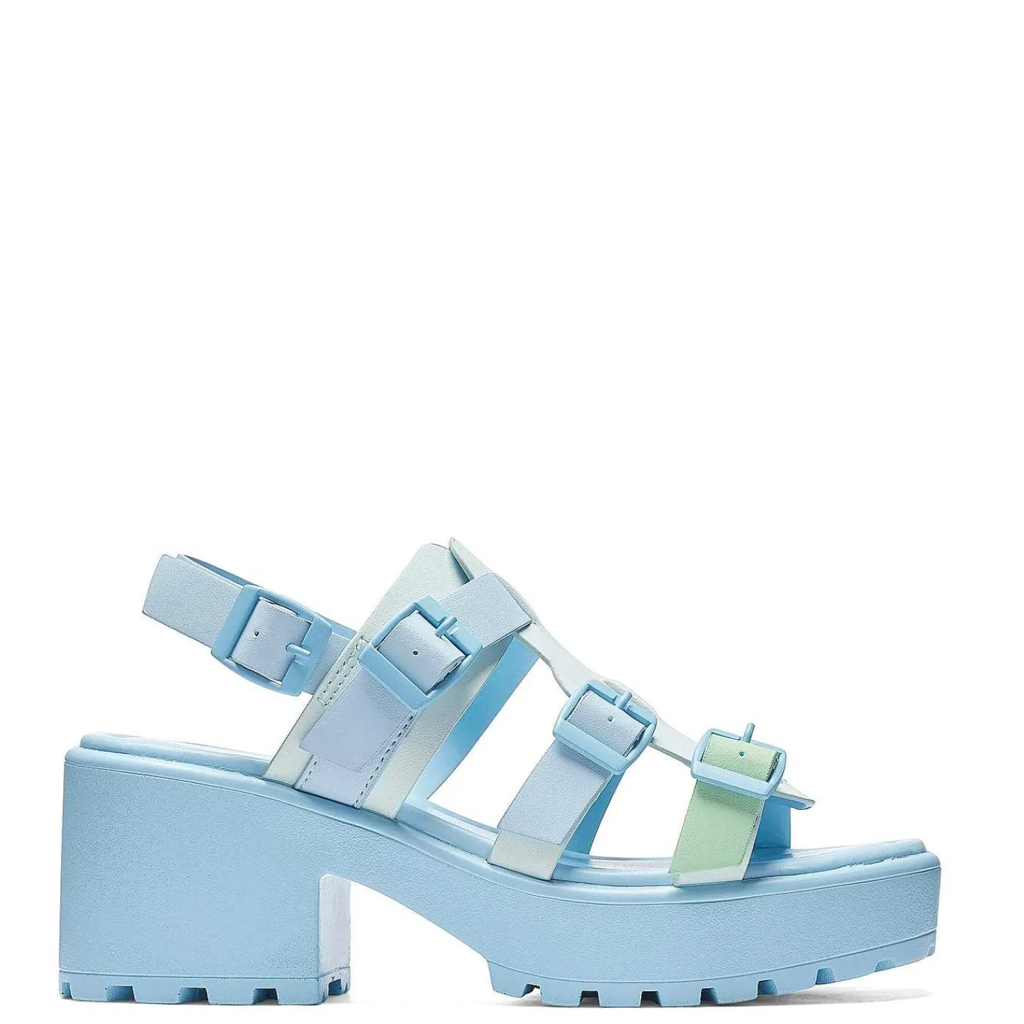 KOI footwear Sandalen Met Bandjes-Sugar Season Sandalen Met Dikke Gesp - Blauw