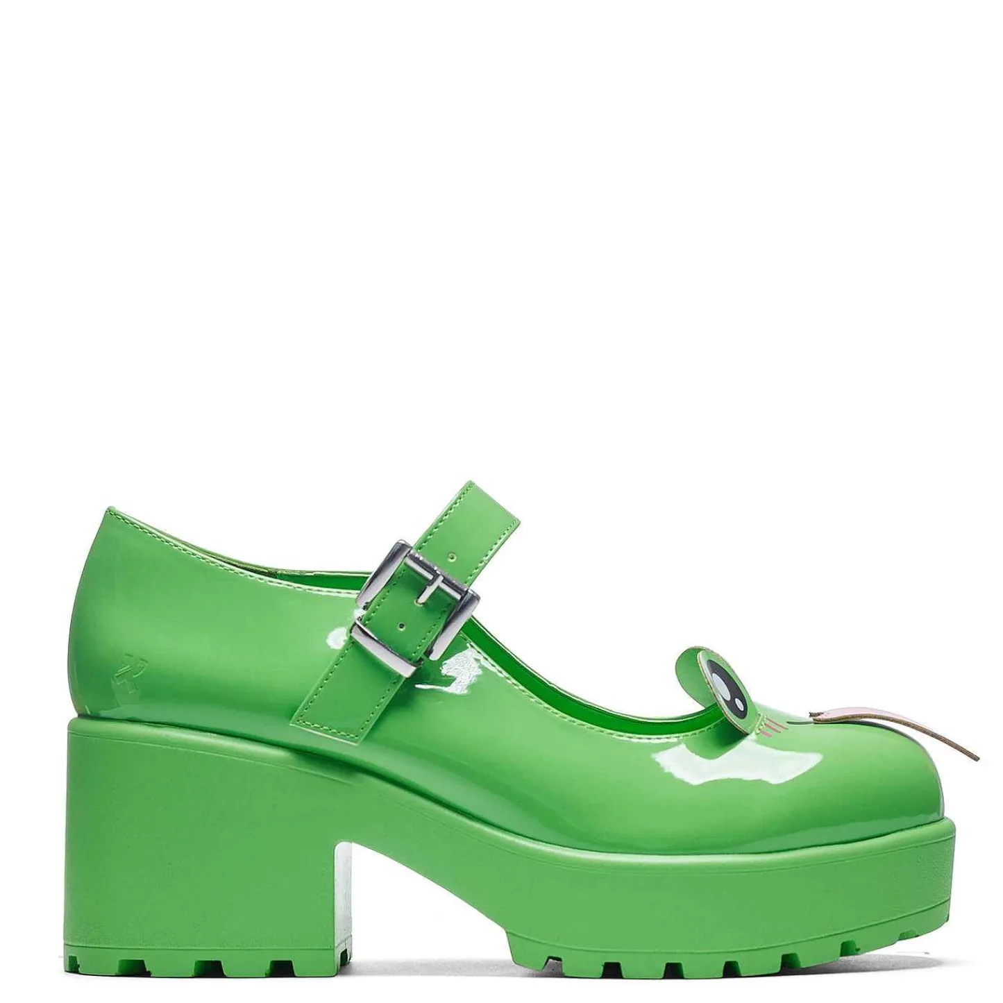 KOI footwear Mary Janes Met Hakken-Tira Mary Jane Schoenen 'Cheeky Frog Edition' | Koi-Schoenen