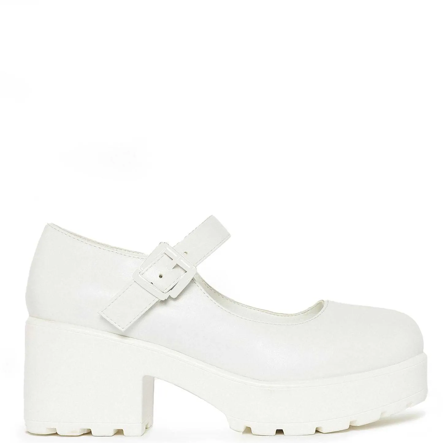 KOI footwear De Maryjane-Tira Mary Jane Schoenen 'White Washout Edition'